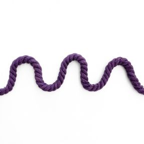Bombažna vrvica 8 mm purple