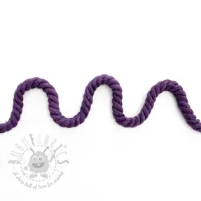 Bombažna vrvica 8 mm purple