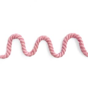 Bombažna vrvica 8 mm pink