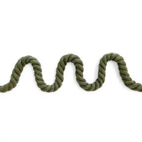 Bombažna vrvica 8 mm army