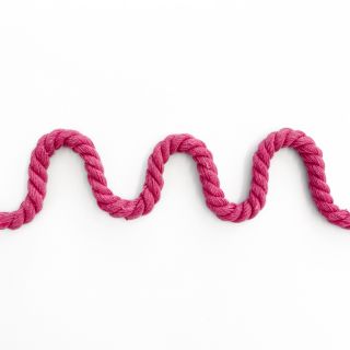 Bombažna vrvica 8 mm fuchsia