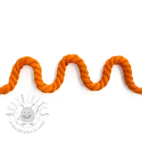 Bombažna vrvica 8 mm orange