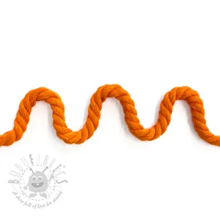 Bombažna vrvica 8 mm orange
