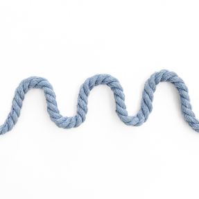 Bombažna vrvica 8 mm light blue