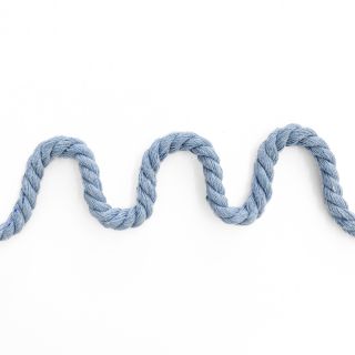 Bombažna vrvica 8 mm light blue