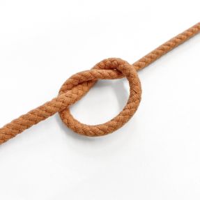 Bombažna vrvica 5 mm caramel