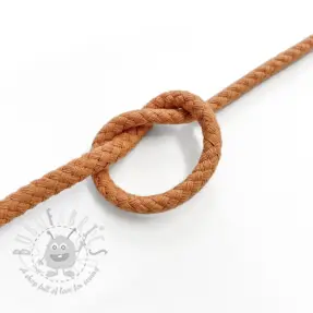 Bombažna vrvica 5 mm caramel