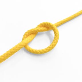 Bombažna vrvica 5 mm lemon