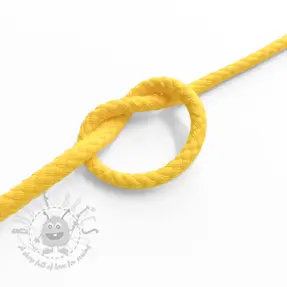 Bombažna vrvica 5 mm lemon