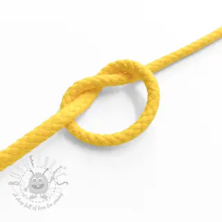 Bombažna vrvica 5 mm lemon