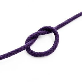 Bombažna vrvica 5 mm purple