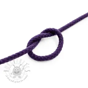 Bombažna vrvica 5 mm purple