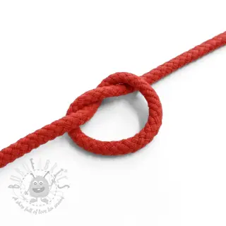 Bombažna vrvica 5 mm red