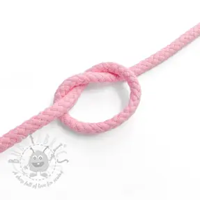 Bombažna vrvica 5 mm pink