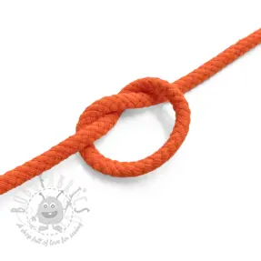 Bombažna vrvica 5 mm orange