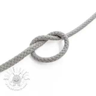 Bombažna vrvica 5 mm light grey