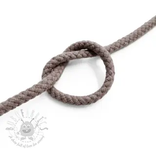 Bombažna vrvica 5 mm mauve