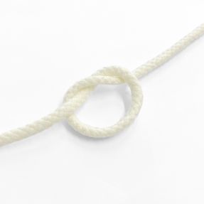 Bombažna vrvica 5 mm off white