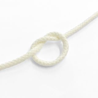 Bombažna vrvica 5 mm off white