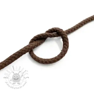 Bombažna vrvica 5 mm choco