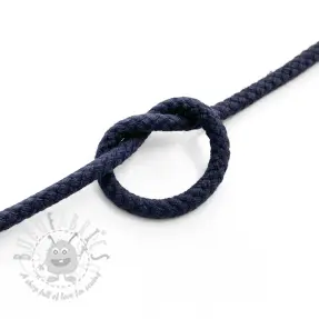 Bombažna vrvica 5 mm dark blue