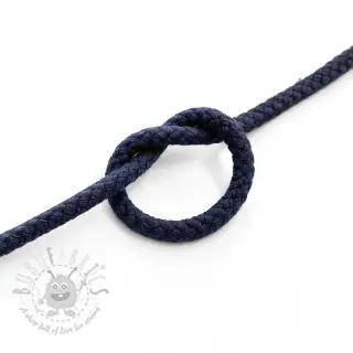 Bombažna vrvica 5 mm dark blue