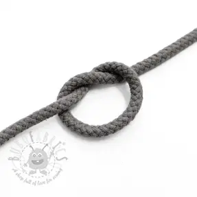 Bombažna vrvica 5 mm dark grey