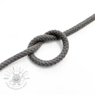 Bombažna vrvica 5 mm dark grey