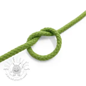 Bombažna vrvica 5 mm dark lime