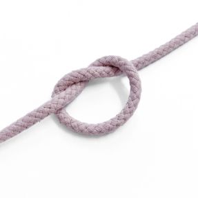 Bombažna vrvica 5 mm washed pink