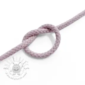 Bombažna vrvica 5 mm washed pink