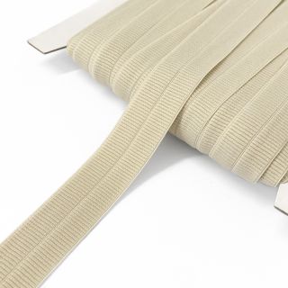 Poševna elastika mat 20 mm RIB sand