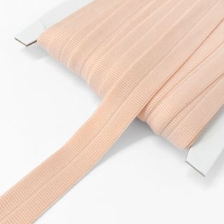Poševna elastika mat 20 mm RIB salmon