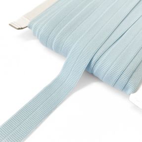 Obrobljena elastika mat 20 mm RIB old blue