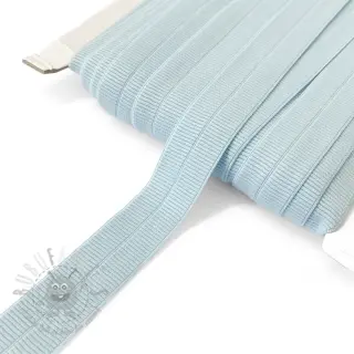 Obrobljena elastika mat 20 mm RIB old blue