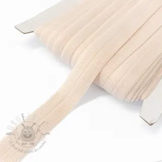 Poševna elastika mat 20 mm RIB old pink