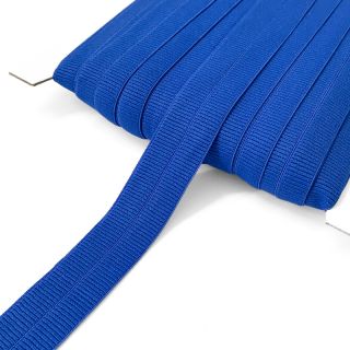Obrobljena elastika mat 20 mm RIB cobalt