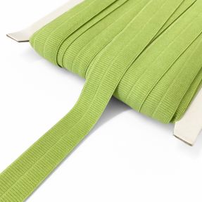 Obrobljena elastika mat 20 mm RIB lime