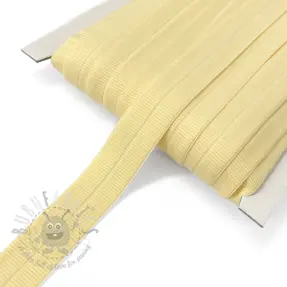 Obrobljena elastika mat 20 mm RIB yellow