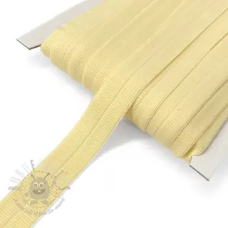 Obrobljena elastika mat 20 mm RIB yellow