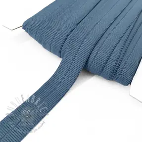 Obrobljena elastika mat 20 mm RIB jeans