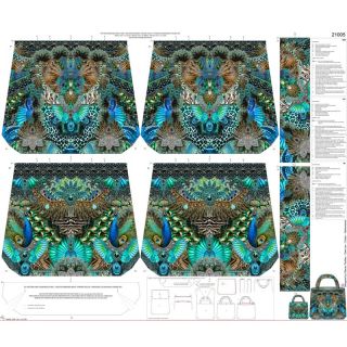 Dekorativna tkanina BAG Summer parade panel