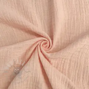 Dvojna gaza/muslin light salmon ORGANIC
