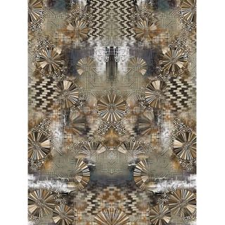 Pletenina Golden rush PANEL digital print
