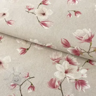 Dekorativno blago Linenlook Floral magnolia bloom