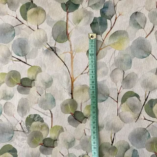 Dekorativno blago Linenlook Eucalyptus boho leaf digital print