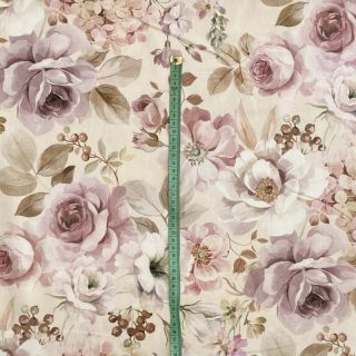 Dekorativno blago Classic flower garden digital print