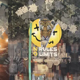 Prevešanka Rules limits PANEL digital print