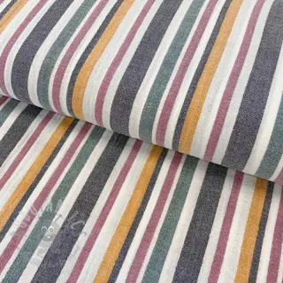 Dvojna gaza/muslin yarn dyed Stripe purple