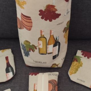 Dekorativno blago Linenlook Wine tasting